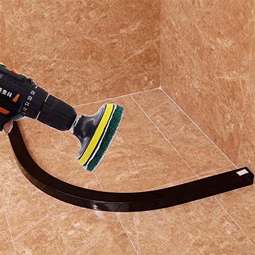 Jpettie Scrub Pads Drill Brush Cleaning Scrub Sponge Scouring Pad for Tile Bathroom Bathtub Floor Kitchen Scrub Brush Cleaning Kits 6 Pack - Thumbnail 5