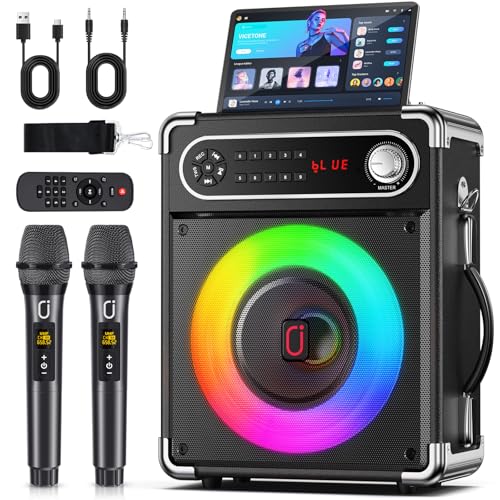 JYX Karaoke Machine with 2 Microphones