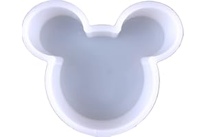 PEVOGON Car Freshie Silicone Mold Resin Casting Mold for Aroma Beads Soap Candle Clay Craft Decoration (Mouse Head)