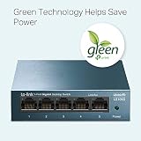TP-Link LiteWave LS105G 5 Port Unmanaged Network Switch Desktop Wall Mount QoS view 3