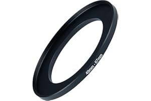 GZNLY 49mm to 67mm Step-up Adapter Rings Filter Adapter Black Metal Step Down Filter Ring Adapter Compatible with All Brand UV CPL ND Camera Lens Filter Stepping Rings (49mm-67mm)