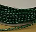 3mm Faux Pearl Plastic Beads on a String Craft Roll Metallic Green