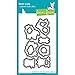 Lawn Fawn Hay There Clear Stamp and Coordinating Die Set - 2 Piece Bundle (LF1595 and LF1596)