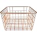 2 pack Rose Gold Wire Basket Organizing Storage Crafts Decor Kitchen 11