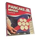 Silicone Non Stick Pancake Ring Mold Senchen Heat Resistant Fried Egg Mold Egg Ring Shaper with Handle, Fantastic Pancake Flipper,Baking Hash Brown / Omelette / Pastry Mold, Kitchen Tool Utensil (RED)