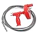 Drain Snake, Plumbing Snake, Drain Auger Clog Remover Plumbing Pipe Unblocker Cleaner, Sewer/Bathtub Drain/Kitchen Sink Cleaner, With Gloves By KINGLEV