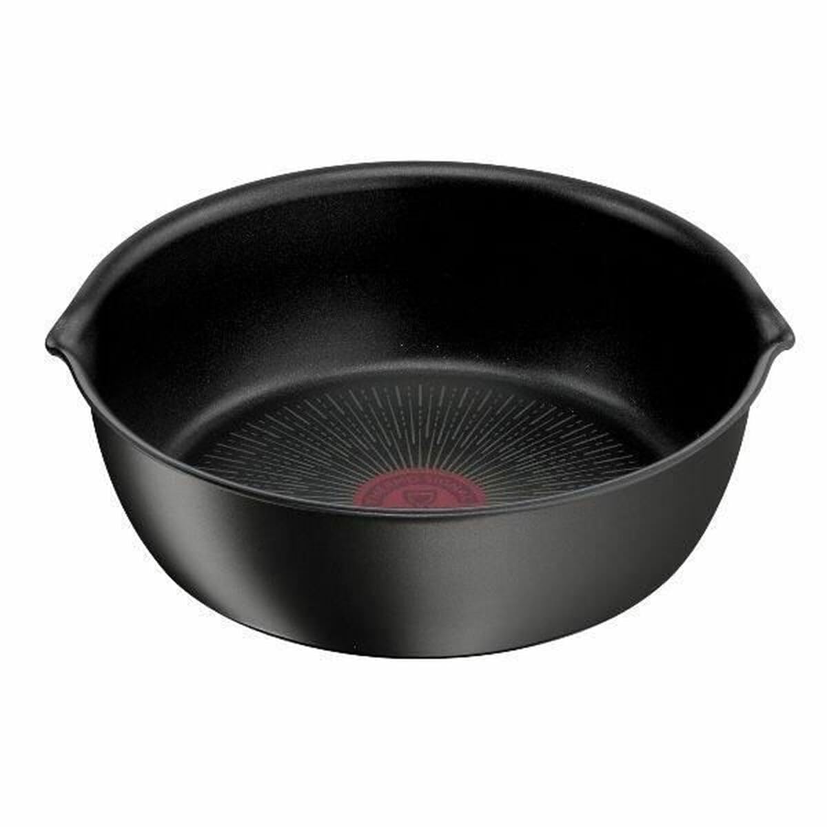 Tefal Ingenio Eco Resist Bratpfanne 26 cm, stapelbar, induktiv, antihaftbeschichtet, Kochstartanzeige, gesundes Kochen, perfekter Halt, L3978502, schwarz