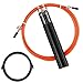 5BILLION Speed Jump Rope - 360° Swivel Ball Bearing - Adjustable - Workout for Double Unders, Exercise, WOD, Outdoor, MMA & Boxing Training (orange)