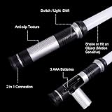 OSDUE Light Up Saber with Sound 7 Color Retractable LED Sword Toy Kids Teens view 4
