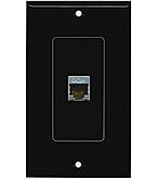 RiteAV - 4 Port HDMI 2 Port Shielded Cat6 Ethernet Wall Plate Decorati