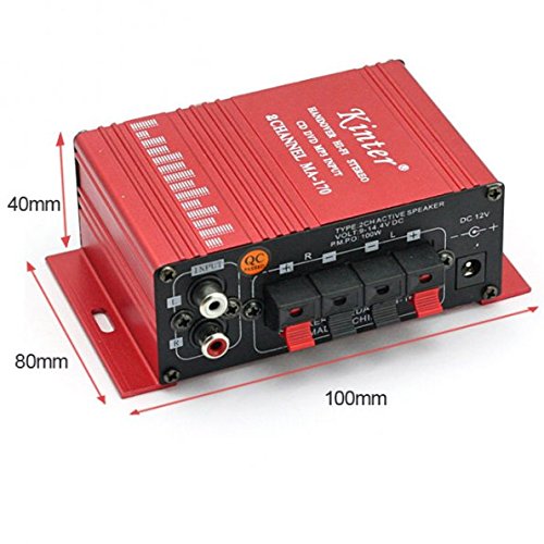 Kinter MA170 2Channel Handover HIFI Stereo Audio Mini Amplifier on