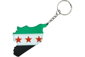 Syria Keychain – Handmade Backpack Charm, Mirror Charm & Travel Souvenir | Unique Gift for Travelers