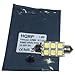 HQRP 42mm High Power 6 LEDs SMD 5050 LED Festoon Bulb Cool White 6000K 10-30V DC 1.5W 107 Lumen Plus Coaster