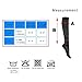 David accessories Compression Socks Unisex 6 Pairs 20-30 mmHg Medical Grade Stocking (6 Color, S/M)