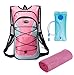Hydration Backpack With Water Bladder(70 Oz/2L) Cooling Towel 3 in 1,Thermal Insulation Pack Keeps Liquid Cool up to 4 H,for Cycling,Climbing,Hiking&Camping ,Skiing by Yesing (Pink)