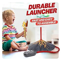 Motoworx Dinosaur Toy Rocket Launcher for Kids - 6