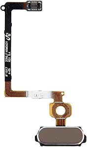 ZHM Cell Phones Repair Replacement Part for Samsung Home Button for Galaxy S6 / G920F(Black) Spare Parts (Color : Gold)