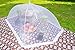 (2 Pack) Luxury Large Food Cover Tent | 100% Organza Net Highly Durable and Nontoxic | 2 Set of Extra Large Picnic Food Cover Mesh | Perfect Giant Outdoor Food Cover to Keep Insect and Fly Away