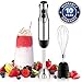 BSTY 2-in-1 Hand Blenders Set 6-Speeds Powerful Immersion Blender with 500-Watt Motor and Turbo Boost Button for Maximum Power, Hand Held Blenders
