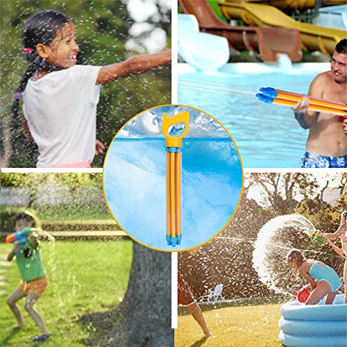 TNELTUEB Water Guns Super Water Blaster Soaker Gun Summer Fun Outdoor Swimming Pool Games Toys for Boys Girls Adults (2 Pack )