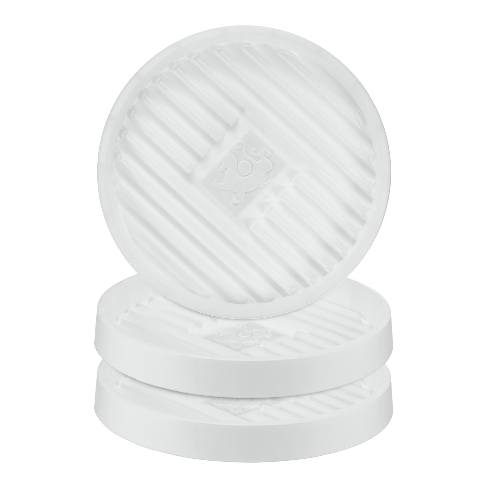 M METERXITY 3-Pack Plant Saucer, 10.2 Inch 26cm Flower Pot Saucers, Thicker Anti-Rot Root Plastic Plant Saucer for Indoor/Outdoor Potted Plant/Plant Water Catcher Tray [White]