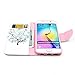 S6 Edge Case, Galaxy S6 Edge Case, AMCHOICE(TM) Tree Pattern PU Leather Flip Wallet Case with Stand Function For Samsung Galaxy S6 Edge [Free Stylus,Screen Protector,Cleaning Cloth]