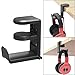 PC Gaming Headset Headphone Hook Holder Hanger Mount, Headphones Stand with Adjustable & Rotating Arm Clamp, Under Desk Design, Universal Fit, Built in Cable Clip Organizer EURPMASK primary