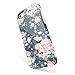 Akna Vintage Floral Pattern Case for iPhone SE 5S 5, Hard Silicon Cover Compatible iPhone 5s/SE/5 (342-U.S)