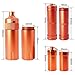PPFISH 3 Air-tight EDC Accessory Case, Pill Fob Capsule Keychain, Waterproof Match Case Battery Holder, Outdoor Survival Storage Metal Container Dry Box