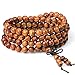 Wood Bracelet Tibetan Buddhist Link Wrist Sandalwood Beads Prayer Mala Elastic
