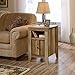 Sauder Dakota Pass Coffee + Side Table with Slide-Out Shelf, Rustic Side Table, Craftsman Oak Finish