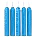 Yoption 5 Pcs Totem Fire Manuscript Sealing Sticks with Wicks Multi-Color Cord Wick Sealing Wax for Postage Letter Retro Vintage Wax Seal Stamp (Royal Blue)