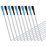 60 Pcs 3.2 Inch Ballpoint Pen Refills for Big Diamond Crystal Pen Black and Blue Ink Ballpoint Pen Replacement Refills