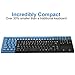 Eggsnow Industrial Waterproof Keyboard with Touchpad for Windows PCs - 106 Keys