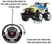 Remote Control Car for Boys and Girls, Rechargeable, Powerful Sound and Motion Sensor Steering Wheel Remote, Hobby Toy Race Car. RC monster truck, Electric Jeep for Kids and Adults, Best Gift. yellow