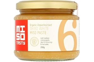 Miso Tasty Organic Shiro White Miso Cooking Paste - 200g (0.44lbs)