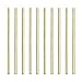 Sutemribor Brass Solid Round Rod Lathe Bar Stock, 3mm in Diameter 100mm in Length (10 Pieces)