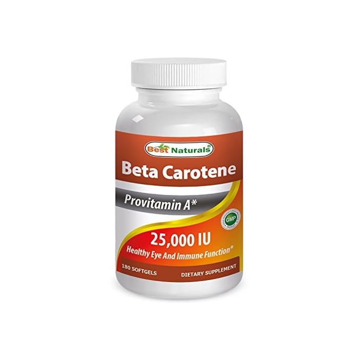 Best Naturals Beta Catotene 25,000 IU 180 softgels