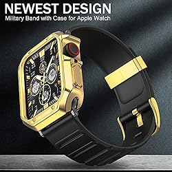 Swhatty Band Case Compatible with Apple Watch 45m