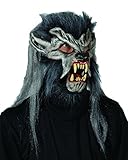 Zagone Night Crawler Mask, Werewolf Grey, Wolfman Monster