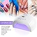 Nail Lamp, SOLVE Nail Dryer for Gel Nail Polish 48W Faster Nail Light with 4 Timer Smart Auto Sensor, Touch Screen and Large Space, Professional Nail Art Design Salon DIY at Home, White