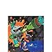 Splatoon Party Supplies Pack With Plates, Napkins, Silverware and Bonus Printed Ribbon