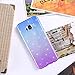 Casetego Compatible with Galaxy S8 Plus Case,360 Full Body Two Piece Slim Crystal Transparent Case with Built-in Screen Protector for Samsung Galaxy S8 Plus,Blue/Purple