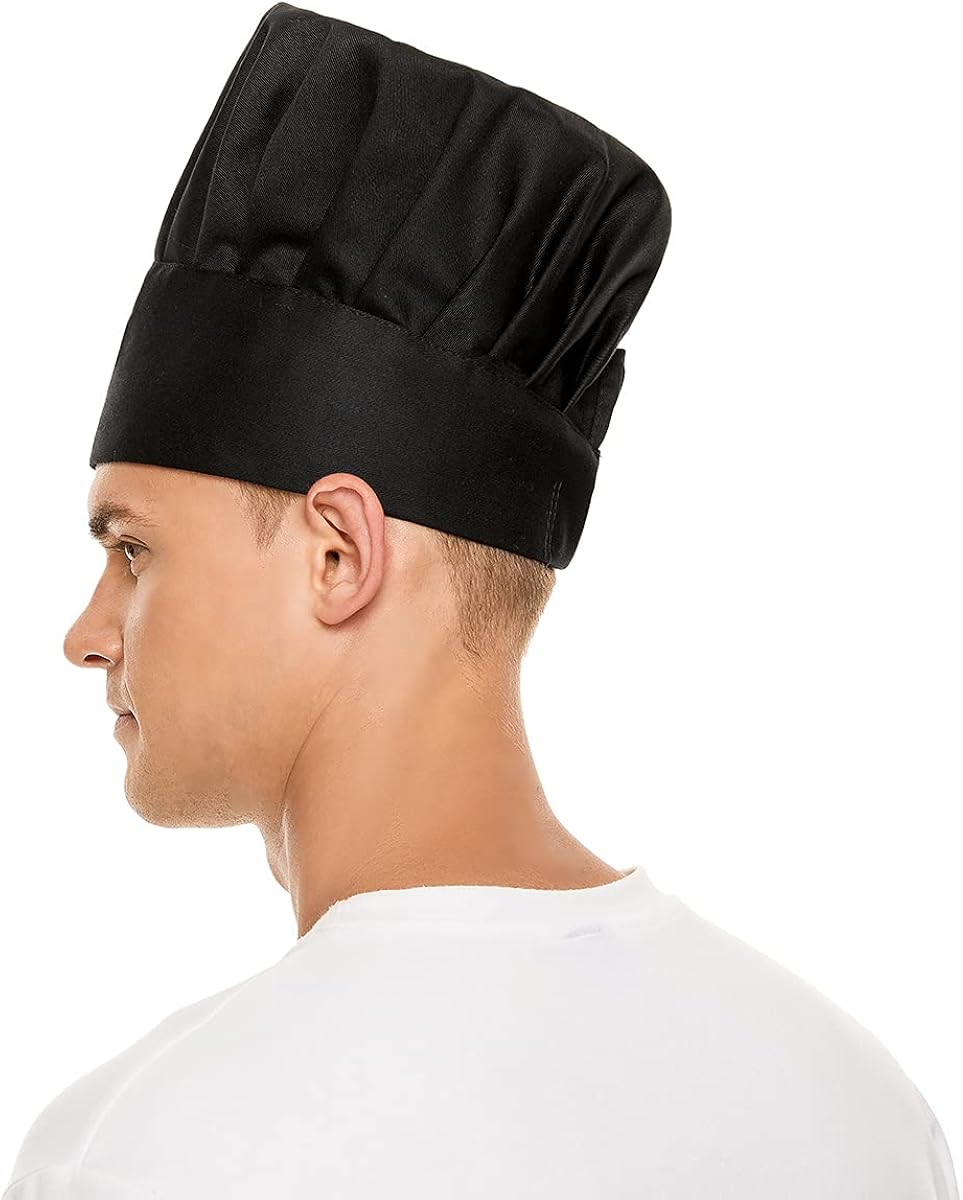 Chef Hats for Men Funny Black, Mr. Good Looking is Cooking Cooking Hat Adjustable Kitchen Chef Hat Gifts for Birthday Father's Day Christmas: Clothing