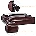 Small Leather Messenger Bag Men's Shoulder CrossBody Pusre Travel Bag Pack Organizer