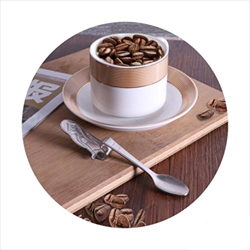image for Qisc Coffee Hanging Spoons, Foodgrade Stainless Steel Demi Spoons for 
