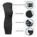 Lonew Leg Knee Compression Brace, Best Knee Calf Support Sleeve for Sports,Running,Basketball,Shin Splint,Calf/Knee Pain Relief,Arthritis and Injury Recovery &More Fits Men and Women (2 Piece) L