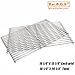 Hisencn Stainless Steel Cooking Grate Replacement for Charbroil 463268008 463268107 463268706 463268606 463248108 463248208 463244011 Thermos 461262407, Master Forge GGP-2501, 18 1/4 inch