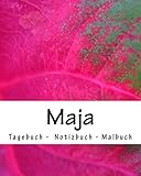 Image de Maja - Tagebuch - Notizbuch - Malbuch: Namensbuch Geschenkbuch weiblicher Vorname Maja (German Edition)