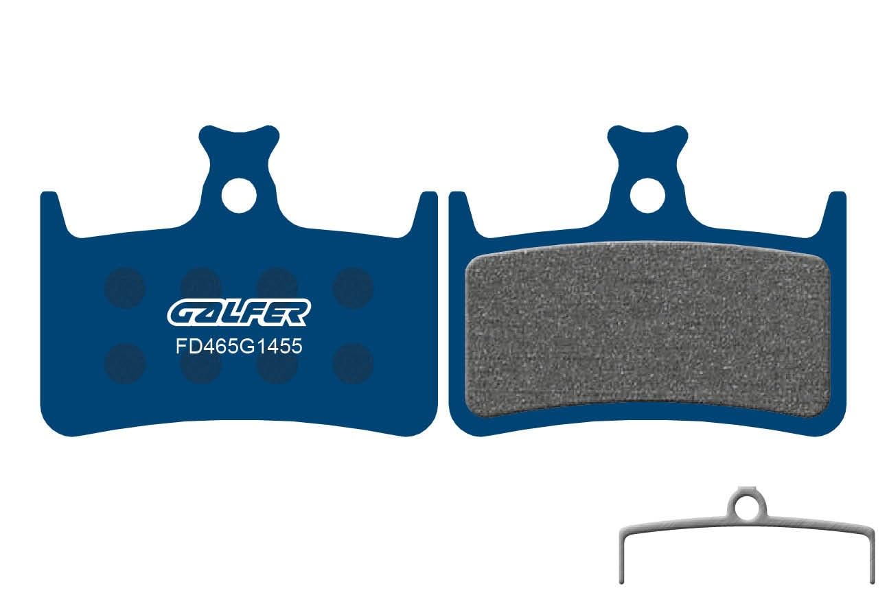 Galfer Hope E4 Rx4 Red Road Bike Brake Pads G1455 Adult Unisex, Blue, One Size